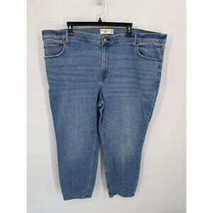 ABERCROMBIE & FITCH The Mom High Rise Denim Jean // 22 Reg